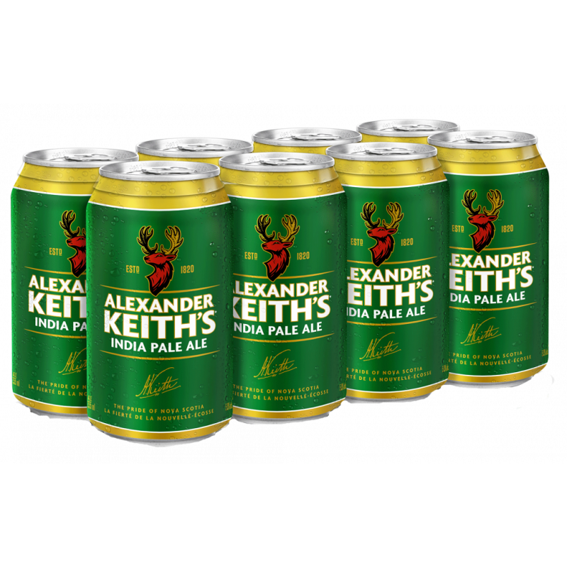 ALEXANDER KEITH'S IPA - 8 Cans