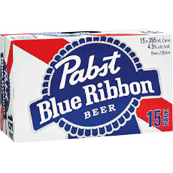 Pabst Blue Ribbon - 15 Cans